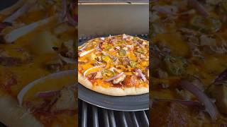 Grilled BBQ Chicken Pizza 🍕shorts [upl. by North479]