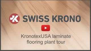 Swiss Krono USA Laminate Flooring Plant Tour [upl. by Roseline]