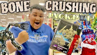 RACE FOR MPM14 BONECRUSHER REAPS SURPRISE CHRISTMAS JACKPOT Teletraan Toy Hunts 21 [upl. by Shanda543]