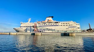 MV Bretagne Alongside at StMalo 41024 [upl. by Melany]