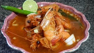 Caldo de camarones con el Sazón de Toñita comida mexicana [upl. by Willette]