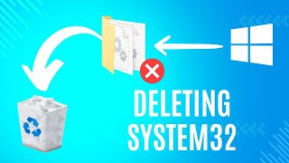 How to delete System32 from your PC using CMD [upl. by Shellie]