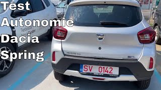 Test Autonomie Dacia Spring Electric 2021 [upl. by Nadia]