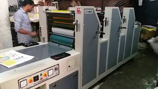 PLASTIC BAG OFFSET PRINTING MACHINE UV PRINTING [upl. by Pachston]