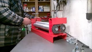 DIY Blechroller Rundbiegegerät Sheet Metal Bender [upl. by Yrokcaz314]