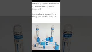 Blood Coagulation Test PTINR aPTT Test [upl. by Suchta]