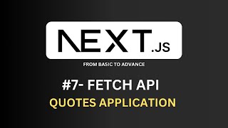 USING FETCH API  BUILDING QUOTATION APP [upl. by Yrrak6]