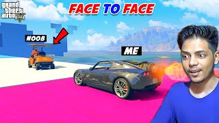 Car Vs Caddy 99799 People Stop Playing GTA V After This Face To Face Race in GTA 5 [upl. by Otir]