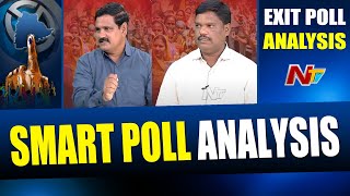 Special Analysis on Telangana Exit Polls With Smart Poll Telangana  Ntv [upl. by Wyler]