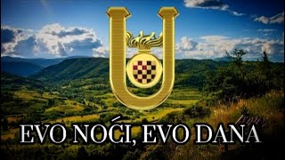 Hercegovci evo noći evo dana Hrvatske Ustaške pjesme  Tekst pjesme [upl. by Croom56]