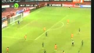 Finale de la Can 2012 Cote DIvoire vs Zambie prolongation part1 [upl. by Ebony342]