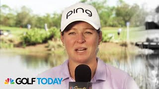 Retiring Ally Ewing happy to finish career on a high note  Golf Today  Golf Channel [upl. by Essa896]