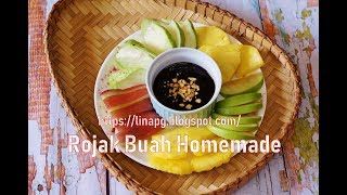 Cara Mudah Buat Kuah Rojak Buah Yang Sedap  Resepi Sengkuang Calit  Resepi Rojak Petis [upl. by Chadd]