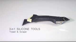 3 IN 1 SILICONE TOOLS TROWEL amp SCRAPER [upl. by Gloriana]