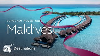 Burgundy Adventures  Maldives 4K [upl. by Atirehgram]