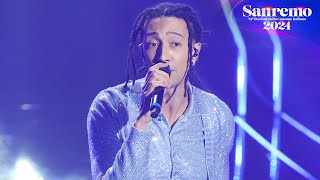 Sanremo 2024  Ghali canta Casa mia [upl. by Delly]