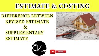 Difference between Revised Estimate amp Supplementary Estimate QSC  HINDI [upl. by Golden56]