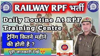 RPF Training kitne Mahine ki hoti haiDaily Routine At RPF Training Centre  Full Details 2024 rpf [upl. by Enogitna]