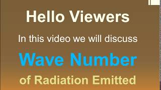 Wavenumber Derivation  Calculation of wavenumber [upl. by Sharman]