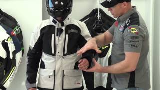 Alpinestars Andes Tech Touring Drystar Waterproof Jacket Review from SportbikeTrackGearcom [upl. by Clayborn166]