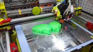 HevORT CoreXY Rail MGN  Demo of 3D Printer Printing PLA [upl. by Eleanor341]