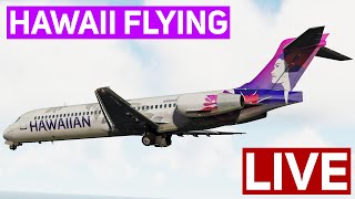 Flying Around Hawaii in the TFDi 717  Prepar3D v53 [upl. by Affrica]