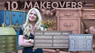 10 Amazing Furniture Makeovers [upl. by Akli504]