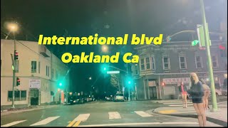 International blvdOakland CaStreet View4K [upl. by Are]