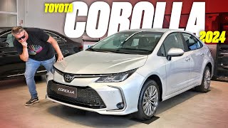 Novo Toyota Corolla 2024  PERDEU POTÊNCIA E GANHOU EQUIPAMENTOS SAIBA TUDO SOBRE O XEi E O ALTIS [upl. by Jaddo]