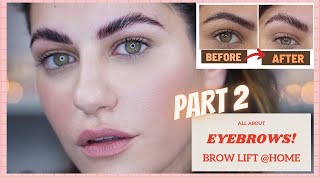 Δοκιμάζω Brow Lift στο σπίτι 😱  Souzanas Beauty Secrets [upl. by Atsillac842]