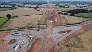 HS2 Coventry road near Cubbington 28th August 2024 [upl. by Ehav225]