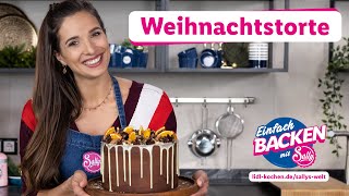 Weihnachtstorte mit Spekulatius  Weihnachtlicher Vorgeschmack  Rezepte für Lidl von Sallys Welt [upl. by Annoynek]