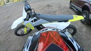 23 husqvarna tc125 first ride [upl. by Felt]