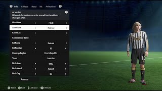 Pavel Nedved FIFA 24 pro clubs look alike tutorial  EA SPORT FC 24  Juventus  Ballon dor [upl. by Caesaria]