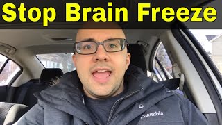 How To Stop Brain Freeze Instantly [upl. by Refennej929]