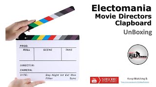 UnBoxing  Electomania MovieDirectorClapboard [upl. by Murdock]