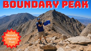 Nevadas Highest Mountain Boundary Peak WITH Montgomery Peak  Hike Guide [upl. by Anegroeg189]