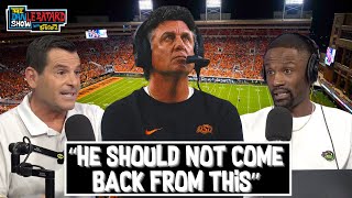 Why Oklahoma State Coach Mike Gundys Controversial Defense of Ollie Gordon DUI is Fireable Offense [upl. by Ahsilav]