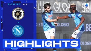 SpeziaNapoli 03  Osimhen scores twice in Napoli away win Goals amp Highlights  Serie A 202223 [upl. by Eileme]