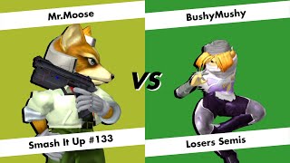 Smash It Up 133  Losers Semis  MrMoose Fox vs BushyMushy Sheik [upl. by Ecitnerp863]