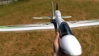 Hobbyking Bixler 11 V2 flight 1400mm wingspan best beginner glider [upl. by Fesoj]