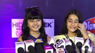 Kullfi Kumarr Bajewala fame Aakriti Sharma amp Myra Singh  Kids Choice Awards 2018 [upl. by Bixby470]