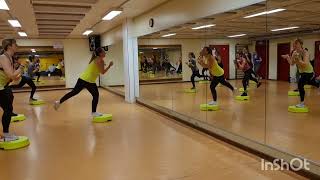 Zumba Step  toning  Dientes  J Balvin Usher DJ Khaled [upl. by Fredericka]