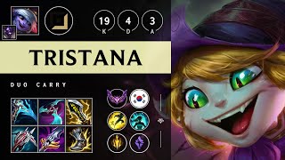 Tristana ADC vs Jhin Triple Kill Legendary  KR Master Patch 1419 [upl. by Yvor]