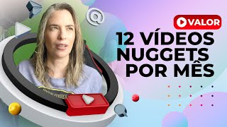 12 VÍDEOS NUGGETS POR MÊS QUANTO COBRAR [upl. by Rusel]