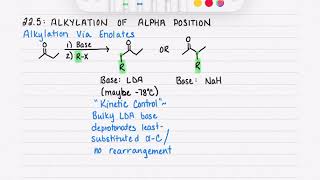 225 Alkylation via Enolates [upl. by Oloapnaig]