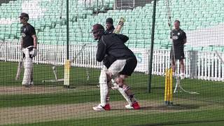 A net session with bighitting Kevin Pietersen at the Kia Oval [upl. by Sanjay153]