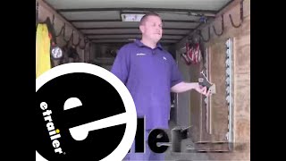 etrailer  Comprehensive Review RackEm Spare Tire Mount for E Track [upl. by Orrin]