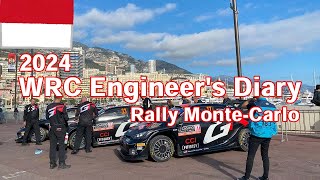 【WRC Engineers Diary】2024 WRC Round 1 Rally MonteCarlo [upl. by Eiderf]