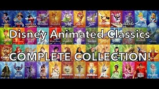 Disney Animated Classics DVD Collection COMPLETE [upl. by Einnos]